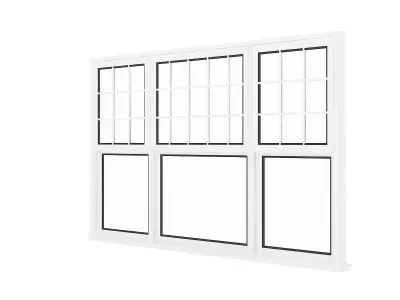 White Window 06 3D model