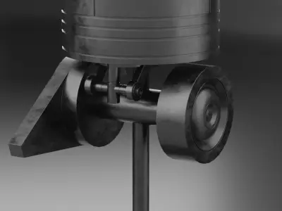 Mechanical High Poly Hand 3D model