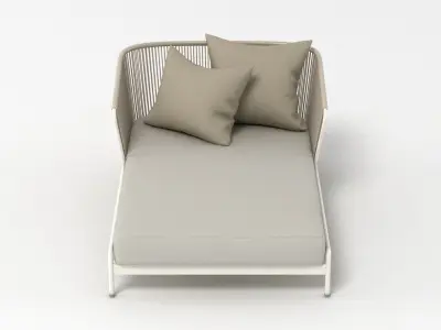 RODA Lounge Chair 3D model