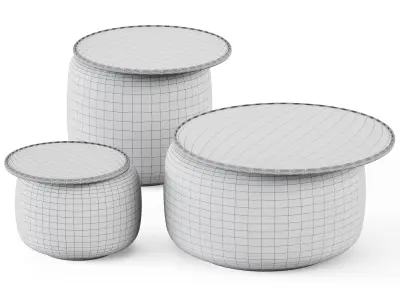 Coffee Tables Balanced by Linteloo 3D model