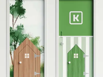 Kid door 3D model