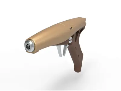 Kueget LN-21 blaster pistol from Star Wars Revenge of the Sith 3D model