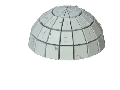 Sci Fi Object No 3836 Low Poly Low-poly 3D model
