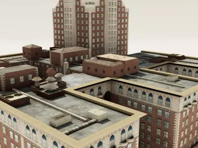 Building Light Map Low Poly Photo Based Low-poly 3D model