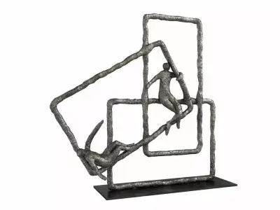 Gardeco TOUCH Bronze sculpture 3d model 3D model