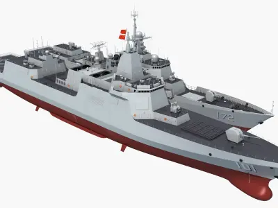  Chinese Navy Type 055 052D Destroyer 