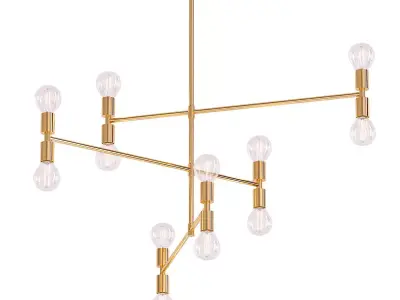 Atonium gold 3D model