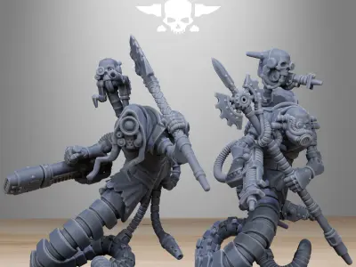 Scavenger Serpents 3D print model