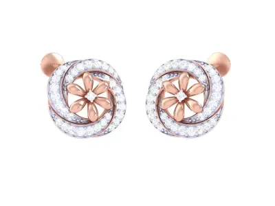 GemStone Diamond Light weight earring 45 3D print model