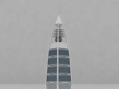 Al Faisaliyah Tower Riyadh Saudi Arabia 3D model