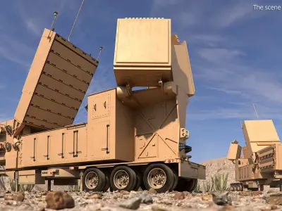  Used Tactical Radar Trailer Dusty Finish Rigged 