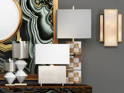 Accents of copper 3D model