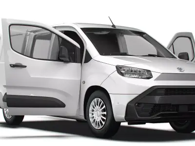 Toyota ProAce City LWB Van HQ Interior 2024 3D model