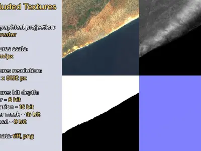 Mogadishu Somalia City Landscape 3D Model 3D model