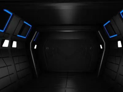 Sci Fi Corridor 3D model order