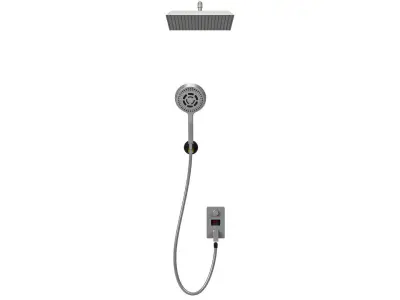 Bathroom Rain Mixer Shower 3D model