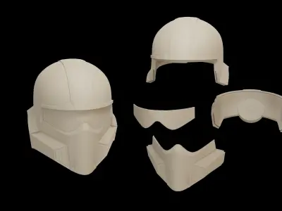 Helldivers 2 Helmet 3D print model