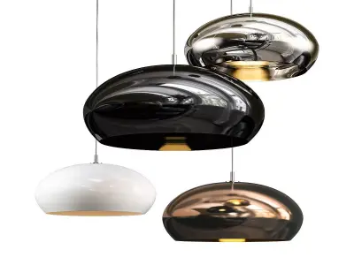 Untitled set of pendant lights 3D model