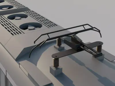 E32000 Suburban EMU Train Low-poly 3D model