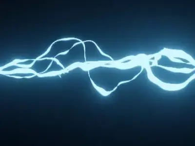 Lightning Stream Pack 1 Low-poly 3D model