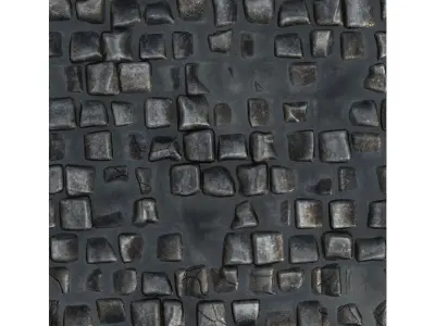 Different Ground Textures with Variations  3D model