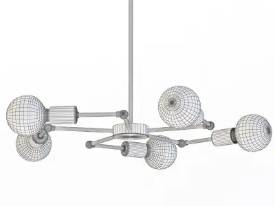 Vega 5 Chandelier By Schoolhouseelectric 3D model