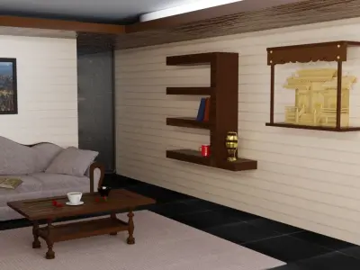 Kamido - House of Spirits Japan Low-poly 3D model