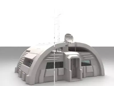 Ski-FI Build game asset 3D model