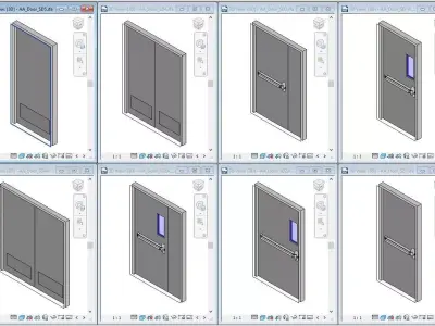 Basic Steel Door 3D model