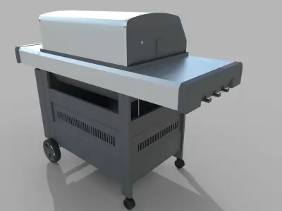 Weber Genesis II S-435 Gas Grill 3D model