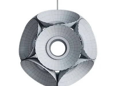 Magellan LED Chandelier by Kuzco Lighting  3D model