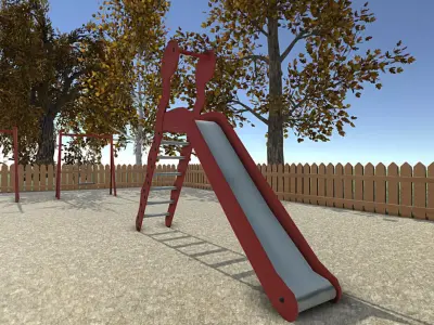 Playground Low-poly 3D model