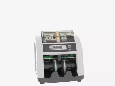 Professional 3D of Advanced Money Counting Machine Digital 3D model