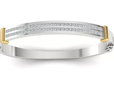 Male bracelet 3D print model