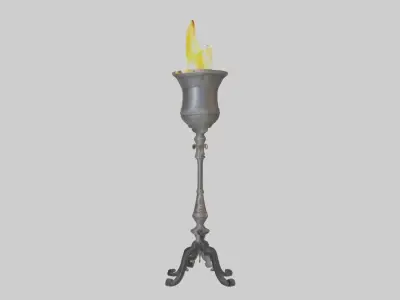 Torchholder Model Low-poly 3D model
