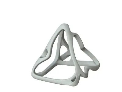 SciFi Cube Object No 64897 Low Poly Shape Low-poly 3D model