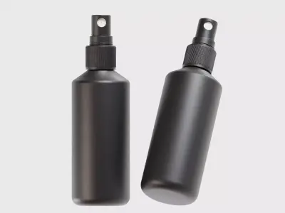 Spray bottle 02 Low-poly 3D model