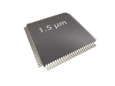 Chip v1 005 Low-poly 3D model