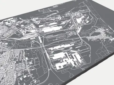 Tata Steel Velzen-Noord Netherlands 3D model