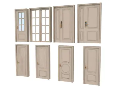 Home Interior Doors  3D model purchase
