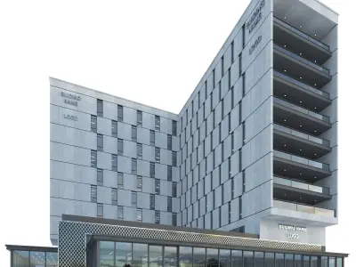 High-rise office building No 9 Low-poly 3D model