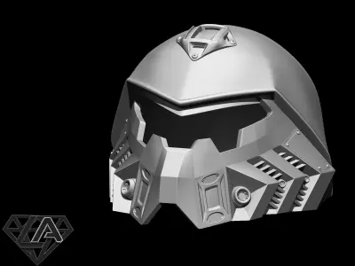 SCI-FI Tactic Roach custom helmet 3D print model