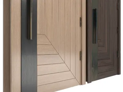 CROSSROADS DOOR Low-poly 3D model