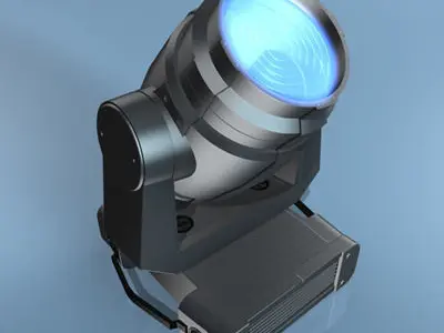 Moving Head wash light 3D model