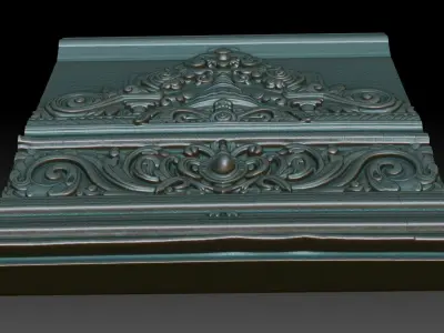 Indian Temple Wall basrelief 36 240622 3D print model