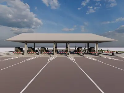 Road Pack - Extended-City Roads 3D model 2