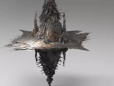 Sci fi Locust Horde Dish  3D model