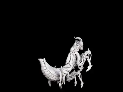 robo mantis mechanimal 3D print model