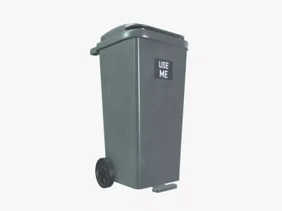 Trash bin 3D model