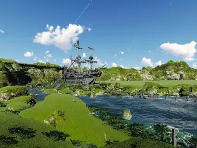 Pirate house 3D model